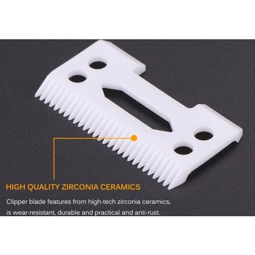 Electric Clipper Blades Magic Clip 2 Holes Hair Clipper Blade Cutter Ceramic Blades For Wahl Shear Clipper Trimmer