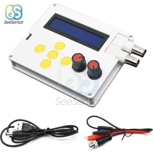DDS Function Signal Generator Sine Square Triangle Sawtooth Wave Low Frequency with 1602 LCD Screen