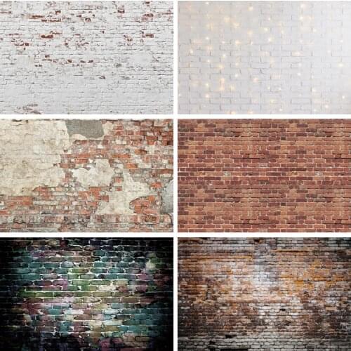 Yeele White Brick Wall Vintage Backdrop Vinyl Photography Backdrops Photographic Background Photo Studio Photophone Photozone