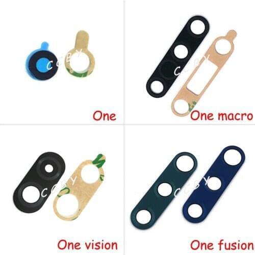 10pcs Rear Back Camera Glass Lens Cover For Motorola Moto One Vision 6.3" with Ahesive Sticker Replacement Parts