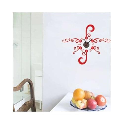 Grass clock Sticker Bedroom Living Room Home DIY Removable Mural PVC Decal custom removable waterproof