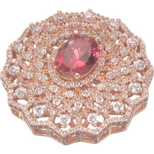 New Fashion Micro Pave Jewelry Vintage Zircon Flower Charms For Jewelry Making Diy Crafts Wholesale Connectors Bijoux Berloques