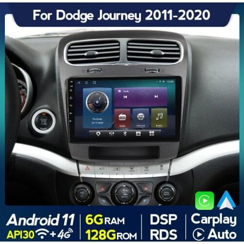 Octa Core 6G+128G Android 11 DSP RDS For Dodge Journey Fiat Leap 2011-2020 Gps Car Multimedia Video Player Radio Stereo Receiver
