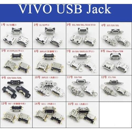 OPPO VIVO X1/3/5L/6L X3T/X7/X6PLAY/X9/X5MAX/X20 X9plus Y55 Y71 Y85 Y67 X21i 5PIN Micro USB Charging Dock Socket Plug Jack PCB
