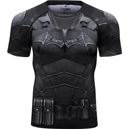 Wholesale Short Sleeve T Shirt Custom Compression 3D Fashionable Men Jacket