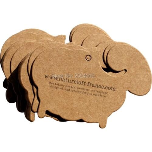 Custom clothing kraft paper tags/shape cutting tags/garment printed labels/hang tag printing/price tag/brand/logo 1000pcs a lot