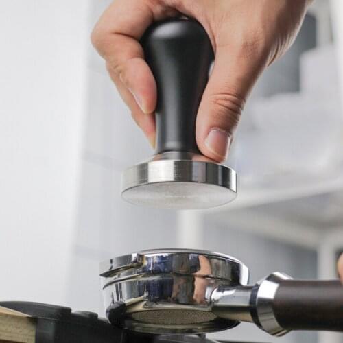 51mm/58mm Tamper Handmade Coffee Pressed Powder Hammer Espresso Maker Cafe Barista Tools Machine Accessories