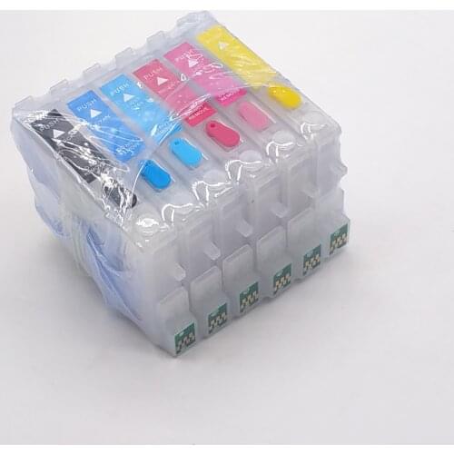 R340 RX500 R220 Refillable ink cartridges T0481-T0486 for Epson R300 R200