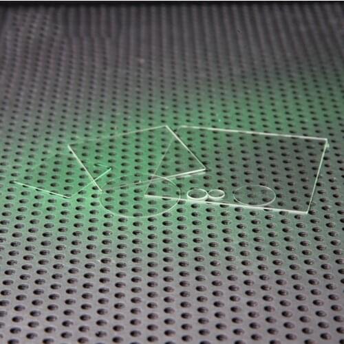 Teleprompter beam splitter, optical glass, thickness 1.1mm, medium light gray, angle of incidence 45 degrees