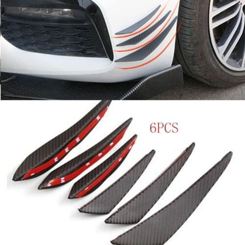 6 universal front bumper lip spoilers Accessories for Land Rover Range Porsche Jeep Grand Cherokee Dodge Journey JUVC