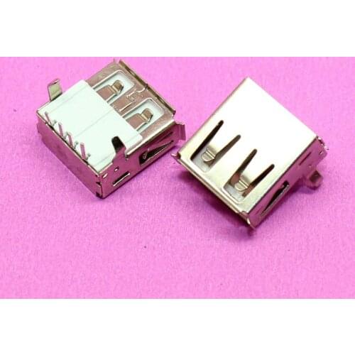 YuXi Female 2.0 USB Connector Socket Power Data USB Jack white for Compute