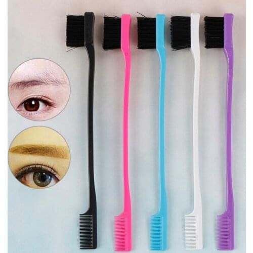 1Pcs Double Sided Hair brush Edge Control Hair Comb Beauty Hair Styling