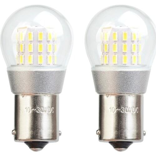 2 PCS 39 3014SMD 1156 21W Ba15s S25 LED Car Light Auto Vehicle Reverse Turning Clearance Bulb Lamp DRL White/red/Yellow 12V/24v