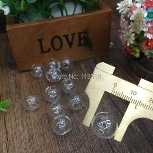 20pcss/lot 14*4mm glass globe bubble, diy clear empty glass dome, wishing glass bottle jar vial pendant jewelry findings