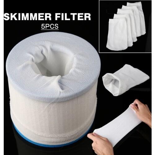 5pcs Pool Skimmer Socks Filter Storage Swimming Pool Saver Socks for Baskets Socks Pool Clean Tool Supplies