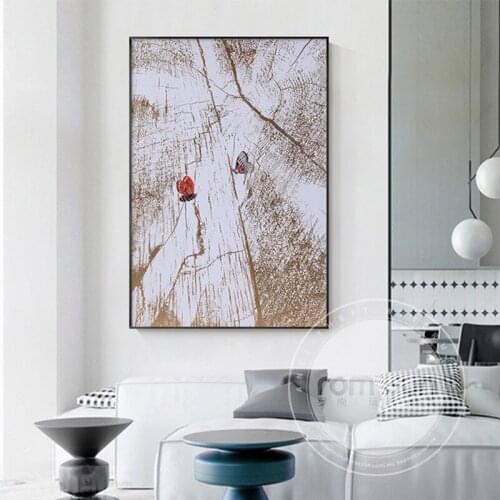 Abstract Annual Ring Dragonfly Canvas Painting Nordic Poster Print F Living Room White Home Decor Natural Scene Wall Art Picture