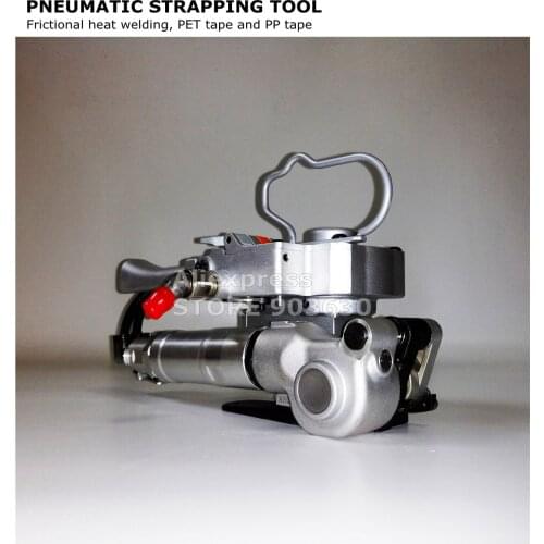 Free ship Fast delivery XQD-19 Manual Pneumatic PET PP Plastic Band Packing Strapping Tools Machine for 1/2"- 3/4" Plastic strap
