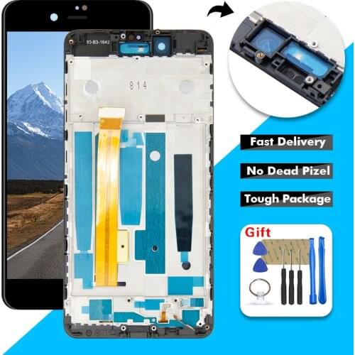 Free Shiping For ZTE Nubia Z11 Mini S NX549J LCD Display Touch Screen Digitizer Glass Assembly + Tools