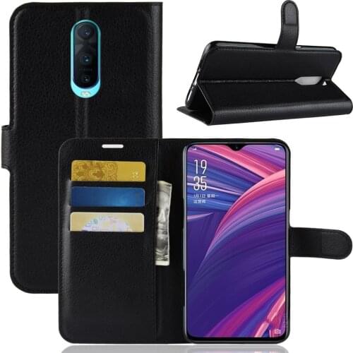 Brand gligle protective case cover for OPPO R17 Pro case PU leather wallet case shell