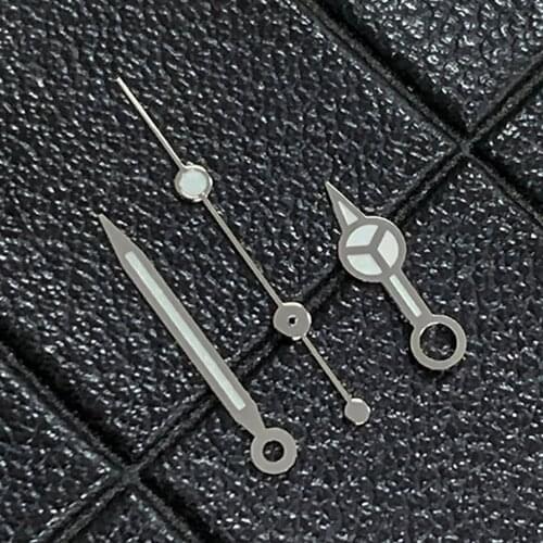 Watch hands for NH35/NH36 Movement Mira las manos Uhrzeiger Regarder les mains Green luminous Watch Parts Accessories Silveredge