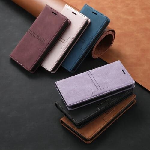 Leather Wallet Phone Case For Sony Xperia 10 iii 1 II 5 20 XZ4 Compact Flip Card Slot Cover For iPhone XR Cases