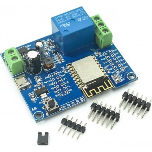 DC5-80V Power Supply ESP8266 WiFi Single-Channel Relay Module ESP-12F Development Board