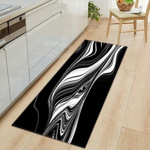 Kitchen Carpet Entrance Doormat Bedroom Bedside Noric Decoration Doormat Home Hallway Balcony Floor Mat Bathroom Anti-Slip Rug