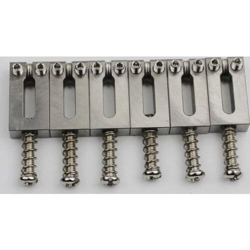 Titanium alloy Bridge Saddles Type Square 10.5MM For Stratocaster Tremolo Bridges Electric Guitar Tremolo Bridges