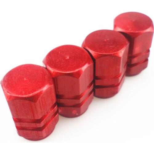 New 4PCS aluminum alloy anti-theft tire valve stem air cap airtight cover car accessories for Ford Focus Fusion Escort