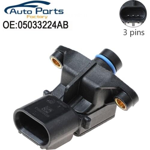 New Manifold Pressure Sensor For Chrysler PT Cruiser Sebring STRATUS Dodge Neon II 2.4L L4 Gas 5033224AB 05033224AB 5033224AA