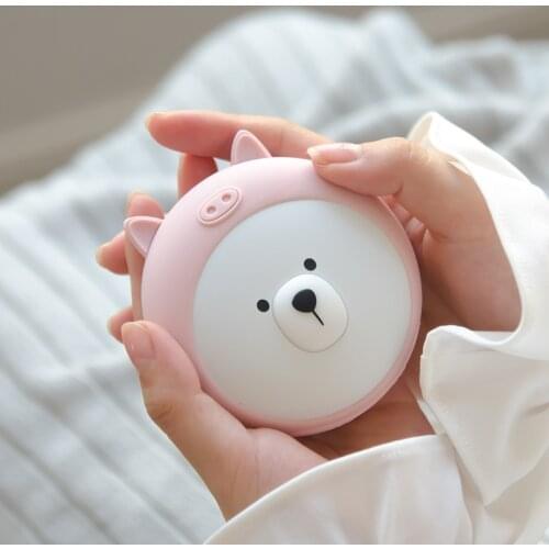 Cute Bear Handwarmer Winter Heater Portable Mini Hand Warmer USB Mobile Power Charging Handy Warming Warm Baby Heater