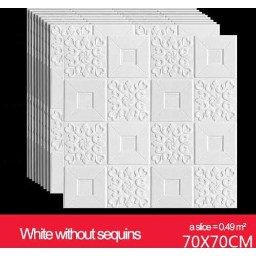 3d solid wall stickers self-adhesive wallpaper bedroom ceiling ceiling roof foam soft bag living room background decorative