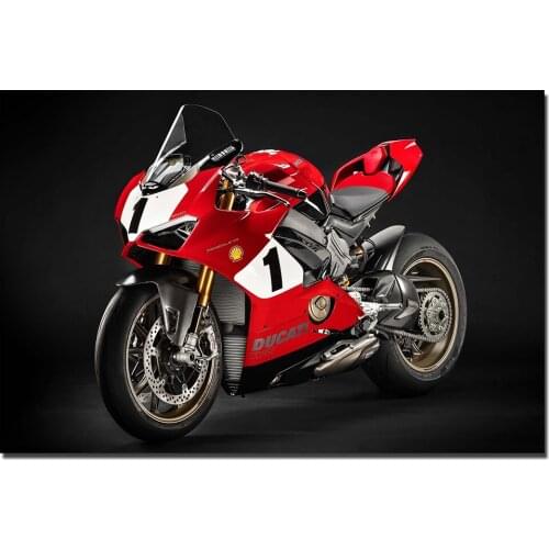 Canvas Prints Posters Ducati Panigale V4 25 Anniversario 916 Motorcycles Painting Decoration For Living Room