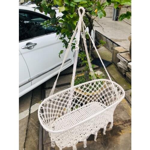 Firm load-bearing Baby hammock Cradle swing bed newborn hanging woven basket white carry out bebek yataklari 0-6months