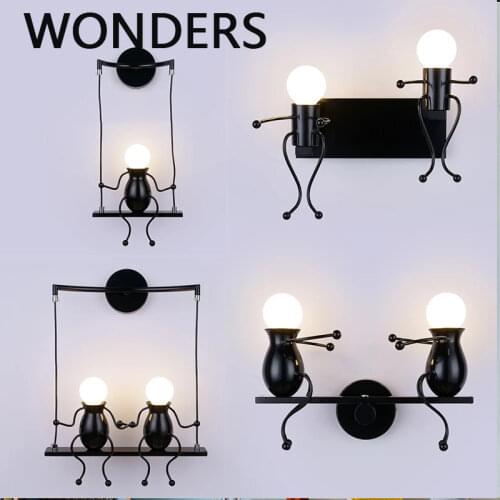 Nordic modern LED interior wall lamp wall decor room decoration Stairs lighting teen room decoration indoor lighting