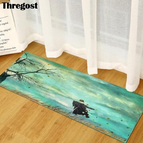 Thregost Bath And Hallway Rugs