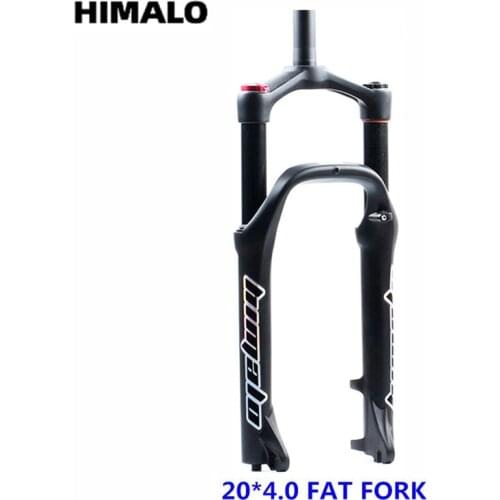 20inch Fat Bicycle Fork HIMALO Snow Bike MTB Moutain Bike Air Gas Locking Suspension Forks Aluminium Alloy For 4.0"Tire 135mm