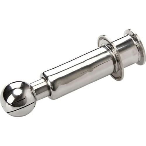 1.5" Tri Clamp Inlet welded in 2'' 2.5'' 3" Tri Clamp Cap Rotating CIP Spray Ball SS304