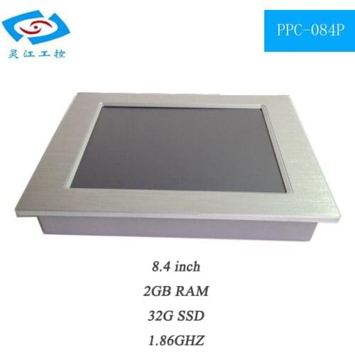 All In One Computer 8.4inch N2800 industrial panel pc with touch screen 32G SSD 2G RAM affordable pc