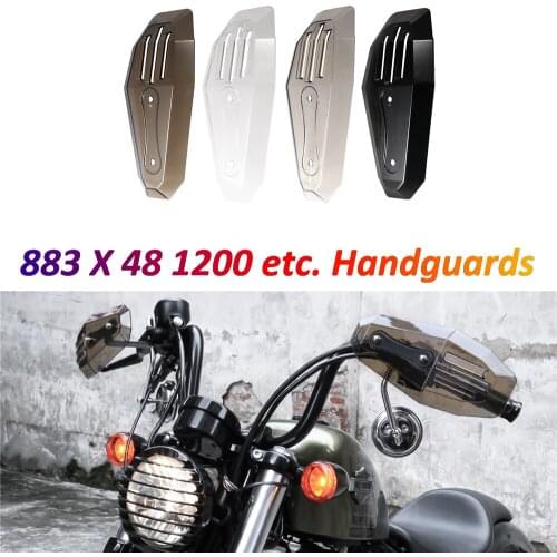 Motorcycle Hand Guard Handguard Shield Windproof Protectors for XL 883 1200 X48 Custom Accessories Protective Gear with Support