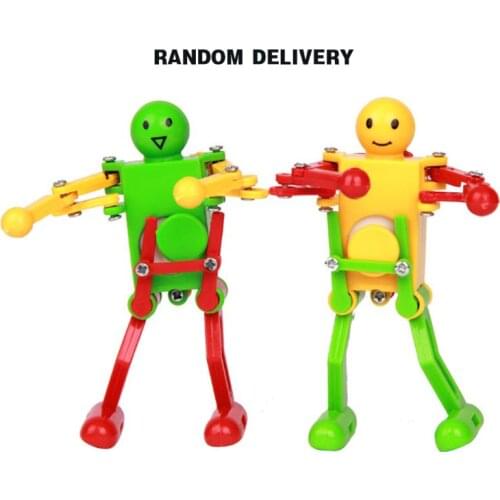1 PC Children Kids Funny Plastic Clockwork Wind Up Windup Party Toy Gift - Robot