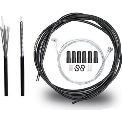 2m Bicycle Brake Cables Shift Cable Wire For Bicycle MTB Road Bike Shifters Derailleur Brake Cable Line Pipe