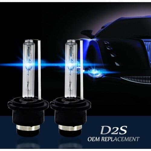 2Pcs D2S Xenon Headlight Bulbs Replacemen for Car Headlight Bulb with Metal Bracket 10000k Car Headlight Bulbs Accessories