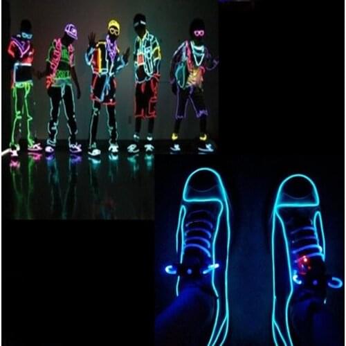 3M / 5M Neon Light Dance Party Car Decor LED lamp Flexible EL Wire Rope Tube Waterproof LED Strip With Controller Cold Lighting