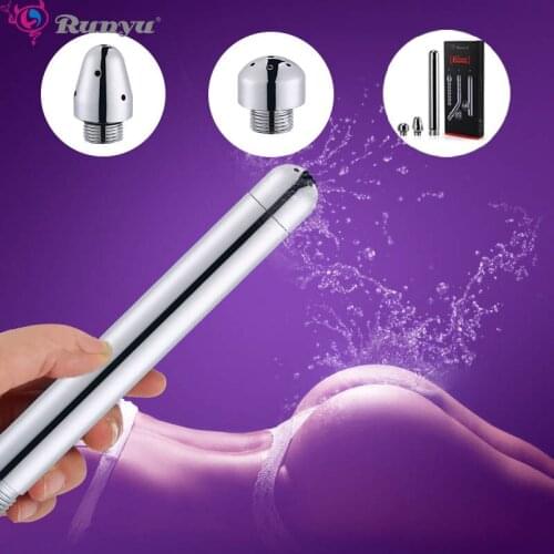 Anal Douche Vaginal Cleaner Wash Cleansing Enema Shower Head Bidet Faucet for Adult Toys Intimate Good for Women Men