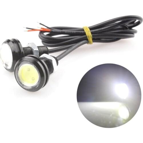 One head 23mm Car Eagle Eye DRL Led Daytime Running Lights LED 12V Backup Reversing Parking Signal Automobiles Lamps DRL