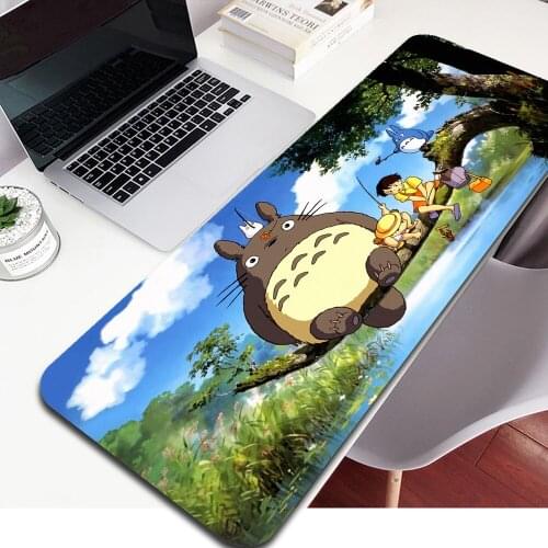 Anime Cute Toroto Large Mouse Pad Gaming PC Gamer Computer Desk Pad Mouse Keyboard Kawaii Mouse Pad Loveland Comic Pad Desk Mat
