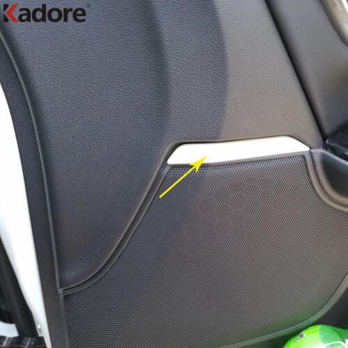 For Honda CRV CR-V 2017 2018 2019 2020 2021 Carbon Fiber Car Side Door Audio Speaker Cover Trim Interior Accessoeries Styling
