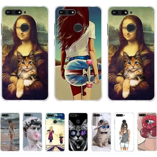 For Huawei Honor 7A Pro Case Cover Silicone Coque For Huawei Honor 7C 5.7 inch Case For Huawei Honor 7A Pro Case Fundas