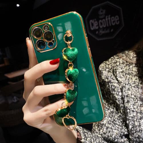 For Xiaomi Mi9 Case Love Bracelet Wrist Chain Luxury Case For Xiaomi Mi11 Mi9 T 8 Mi10T Mi10 Mi11i 11x A3 Note10 Lite Pro Cover